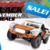 traxxas unlimited desert racer 4wd race truck rtr tsm 2.4ghz fox met led set zonder batterij en lader