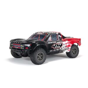 arrma senton 4x4 v3 3s blx brushless short course truck rtr rood