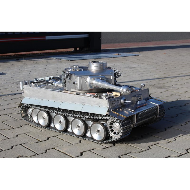 rechtbank Kruiden niet verwant Heng Long 1/8 RC Tank Tiger I Full Metal Version Tank BB · Toemen Modelsport