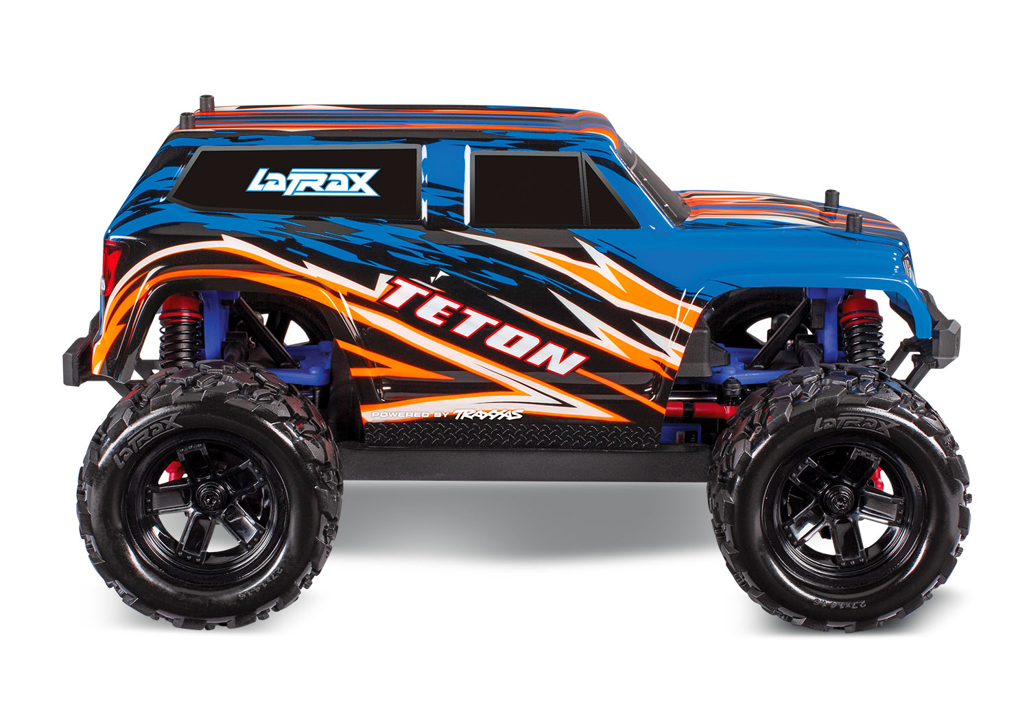 LaTrax Teton 1/18 4WD Monster Truck Brushed RTR 2.4Ghz Blauw (versie 2020) - inclusief Power Pack