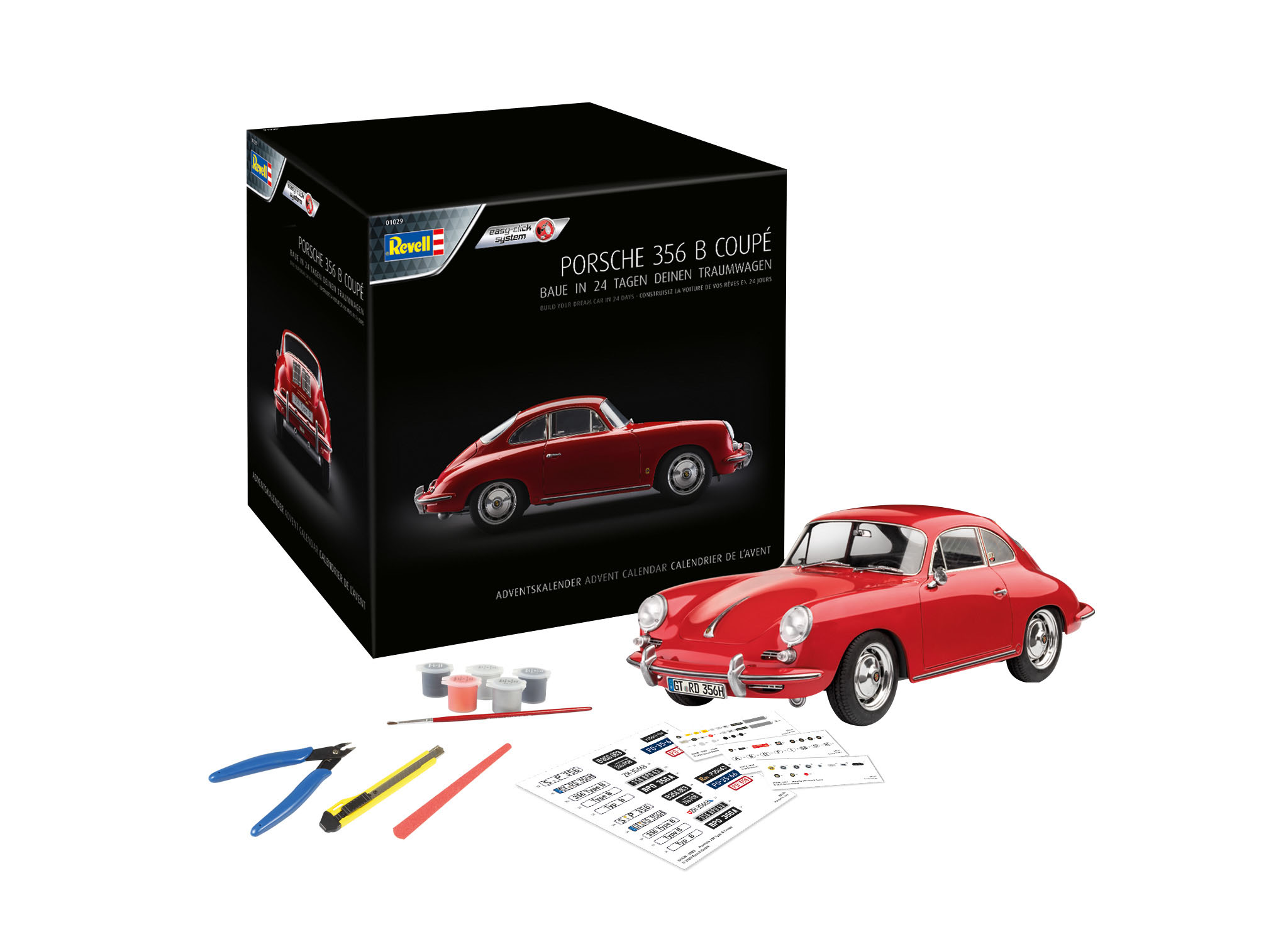 Revell Adventskalender Porsche 356 easy-click