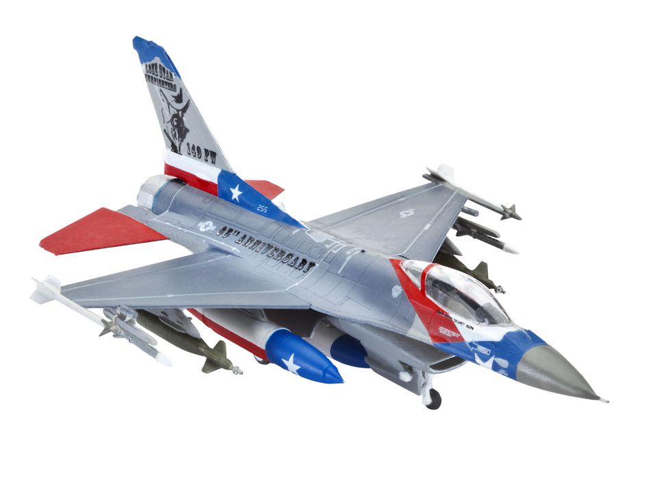 Revell Lockheed Martin F-16C Fighting Falcon in 1:144 bouwpakket met lijm en verf