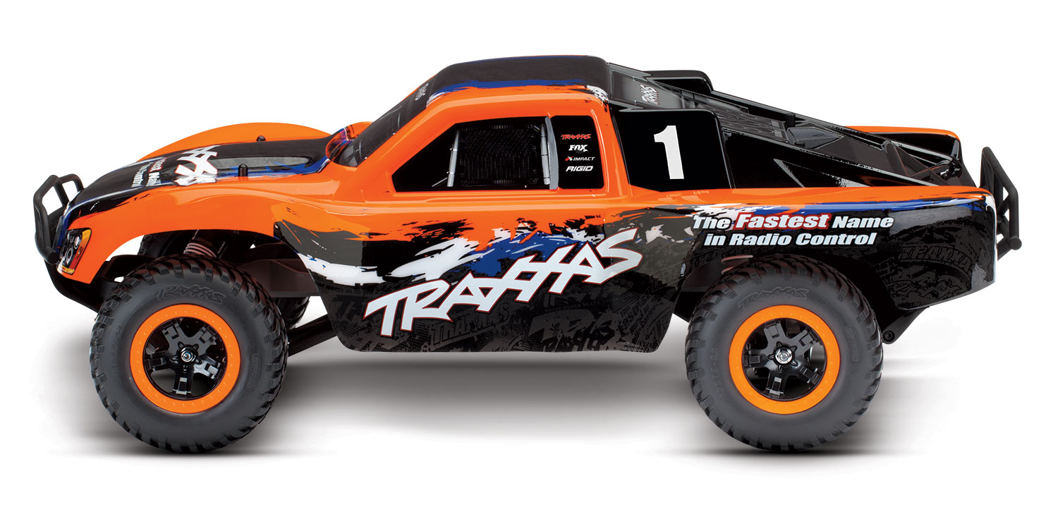 Traxxas Slash VXL Special Edition Orange Shourt-Course Truck RTR TSM 2.4Ghz