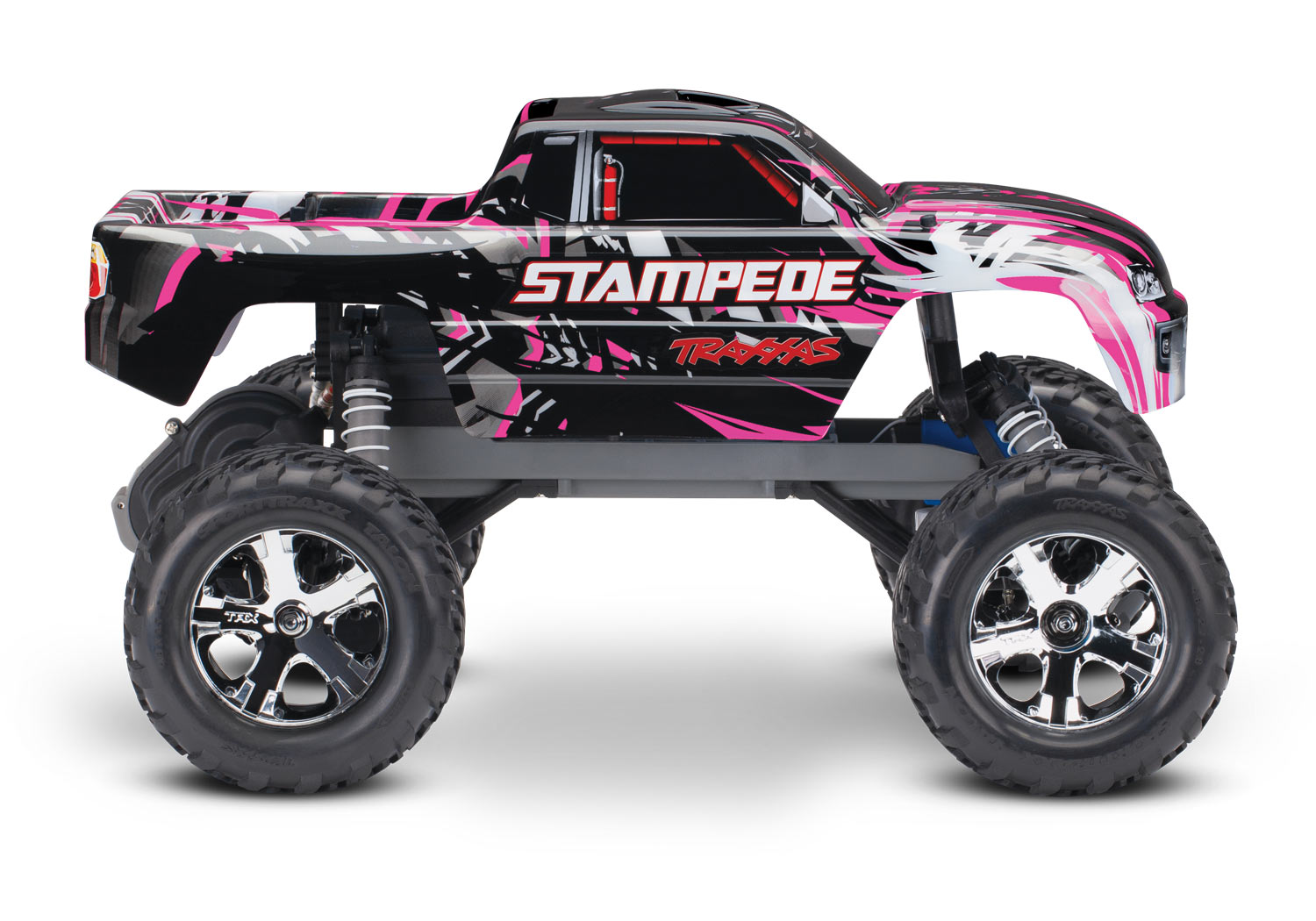 Traxxas Stampede XL5 2WD Monster Truck RTR 2.4Ghz Roze - inclusief Power Pack