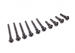 Traxxas Suspension screw pin set, front or rear (hardened steel), 4x18mm (4), 4x38mm (2), 4x33mm (2), 4x43mm (2) - TRX8940