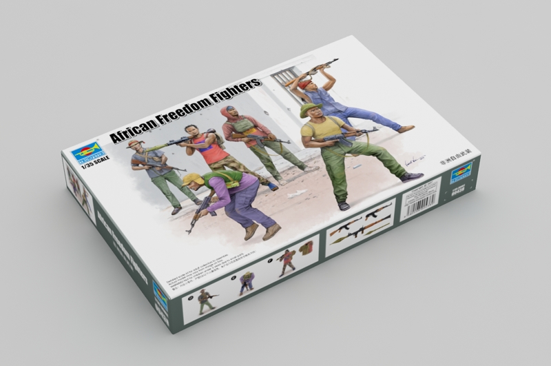 Trumpeter African Freedom Fighters - 1:35 bouwpakket