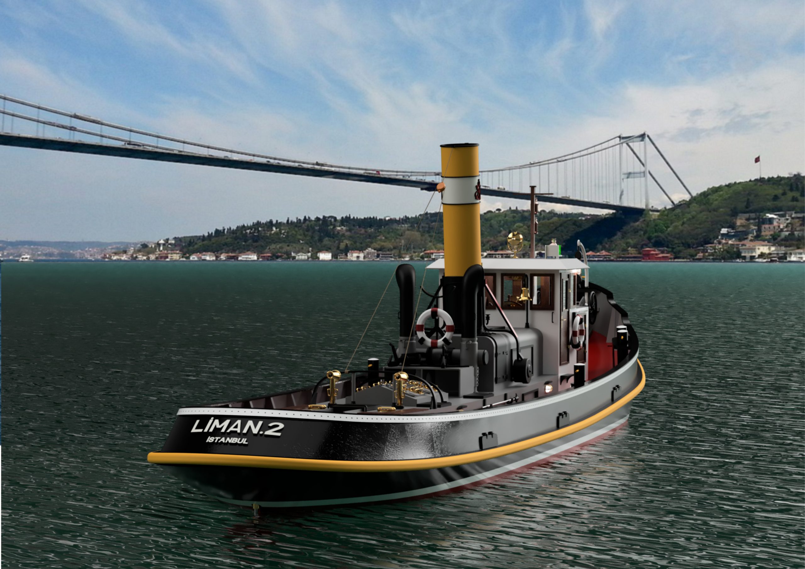 Turk Model LIMAN 2 Tugboat 1/20