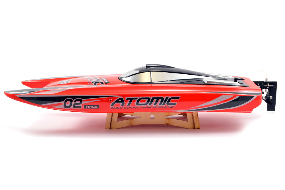 Volantex Racent Atomic 70cm Brushless Racing Boat RTR Rood compleet met lipo accu en lader