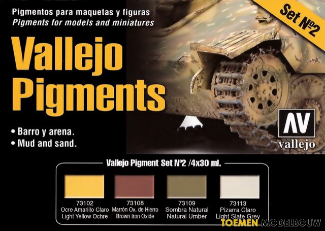 Vallejo Pigments Set Nr. 2 Mud and Sand