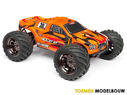 Bullet ST Clear body with Nitro Flux Decal sheets -  HPI107229