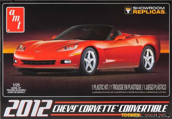AMT 2012 Chevy Corvette Convertible 1:25 bouwpakket