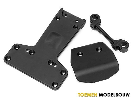 SKID PLATE & REAR CHASSIS SET - HPI85210