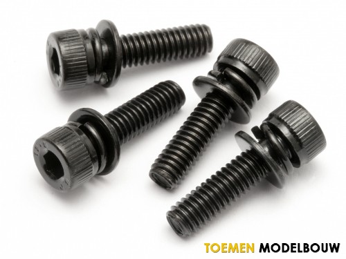 CAP HEAD SCREW M4x15mm with WASHER - HPI15479