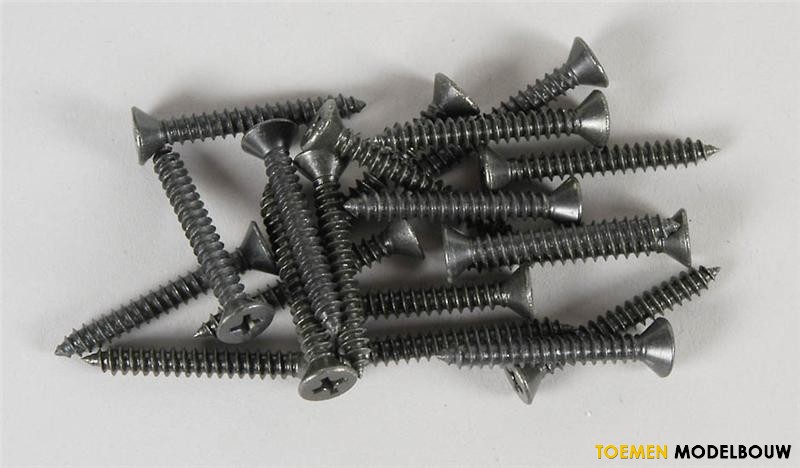 Countersunk sheet metal screws 20pcs - G-06712-32