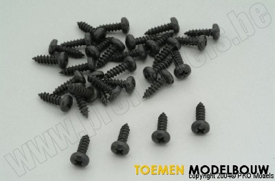 Pan head tap screws 15pcs - G-06714-09