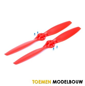 Blade 350 QX - Propeller CW & CCW Rotation Red - BLH7821B