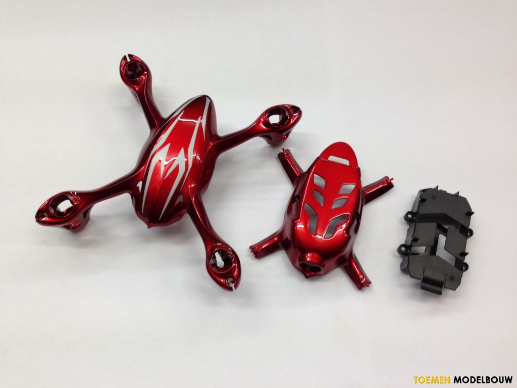 Hubsan X4C Mini Quadcopter Bodyshell Assembly Red - H107-A21R