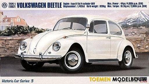 Hasegawa Volkswagen Beetle 1967 - 1:24 (aanbieiding)