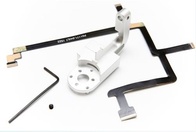 DJI Phantom 3 Standard Aluminium Gimbal Parts Yaw Arm Gimbal + Gimbal Cable Kit