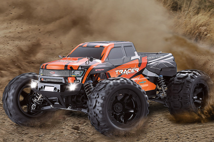 FTX Tracer 1/16 4WD Electro Monster Truck RTR - Oranje