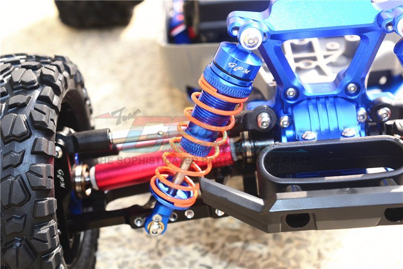 GPM Aluminium Front Adjustable Shocks 87MM for Traxxas 1/10