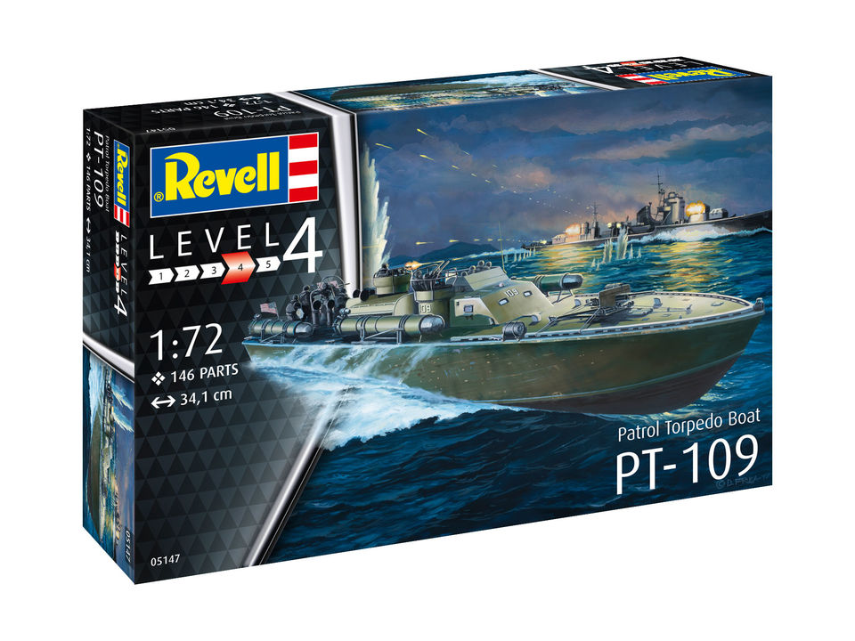 Revell Patrol Torpedo Boat PT-109 in 1:72 bouwpakket