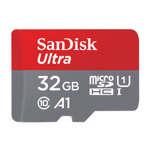 SanDisk 32GB micro SD Ultra UHS-I A1 (100MB/s)