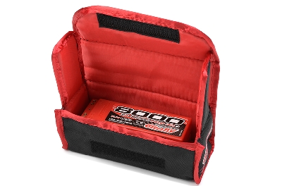 Team Corally Lipo Safe Bag - for 2 pcs 2S Hard Case Batterypacks