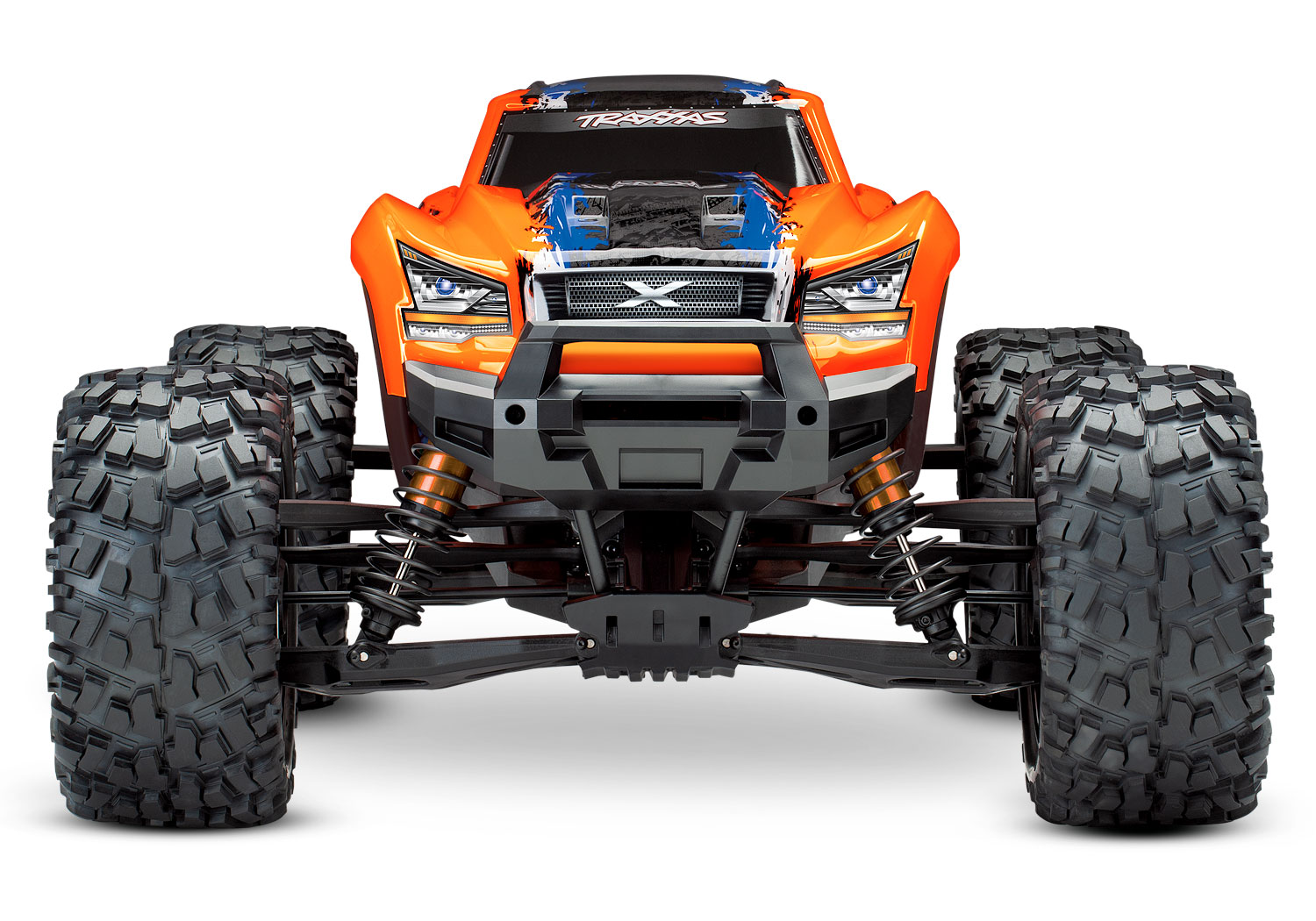 Traxxas X-Maxx 8S Brushless Monster truck RTR Oranje - Model 2022 inclusief Power Pack