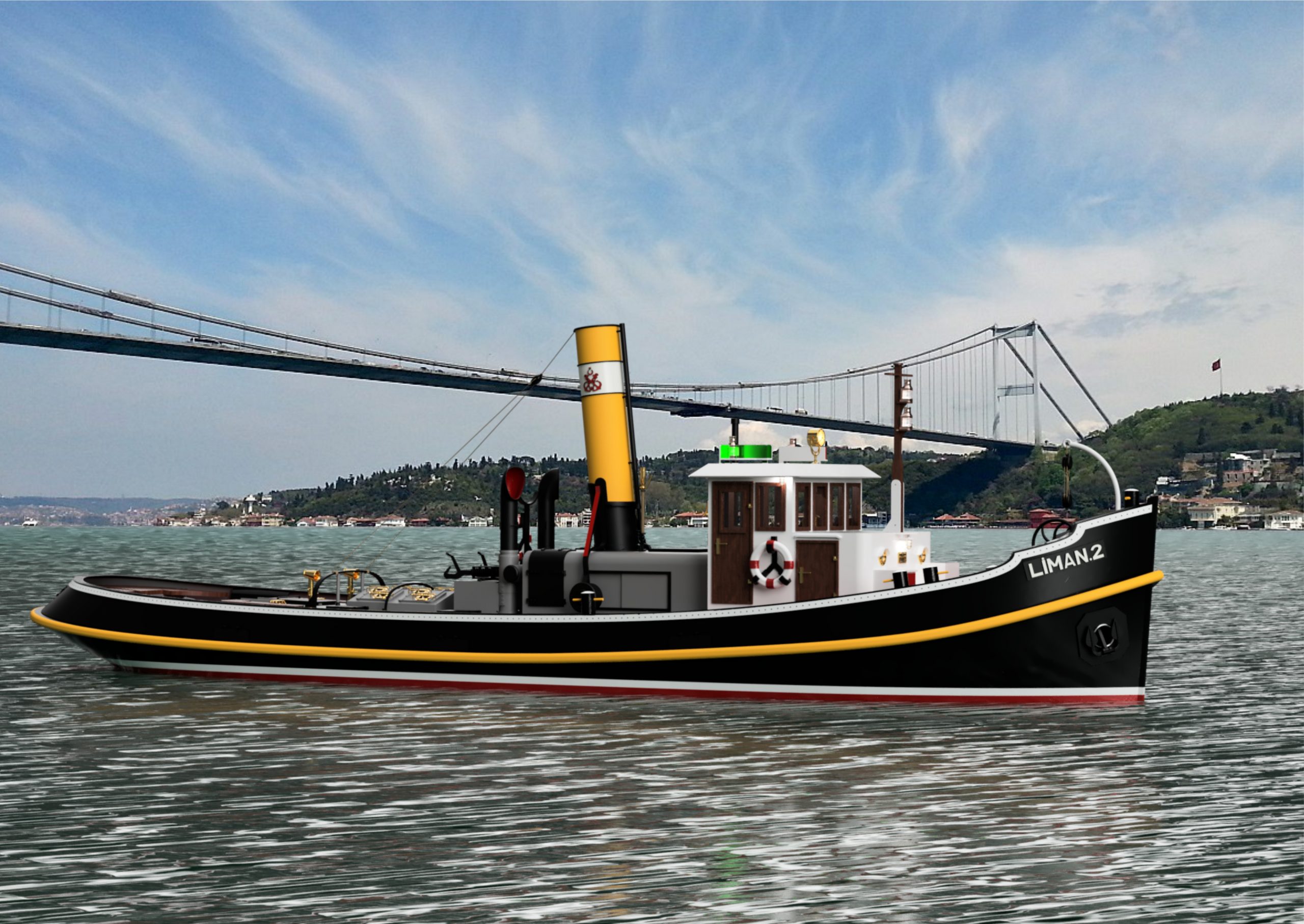 Turk Model LIMAN 2 Tugboat 1/20