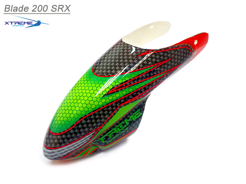 200 SR X - Xtreme Epoxy Flexible Fiber Glass Canopy Painted - Green