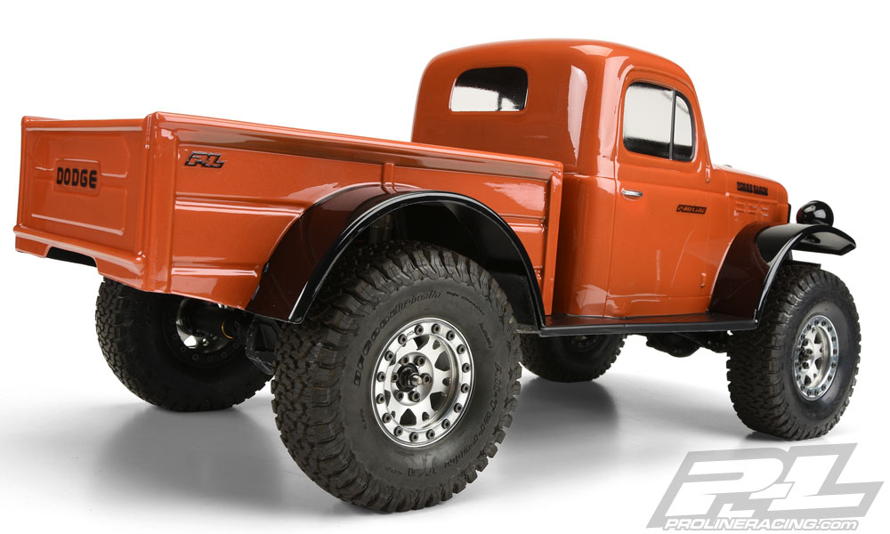Proline body 1946 Dodge Power Wagon for 12.3” (313mm) Wheelbase Scale Crawlers