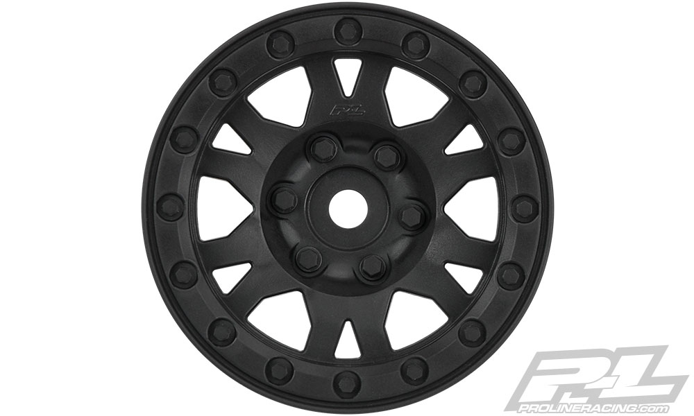 Proline Impulse 1.9" Black Plastic Internal Bead-Loc Wheel for Rock Crawlers Front or Rear