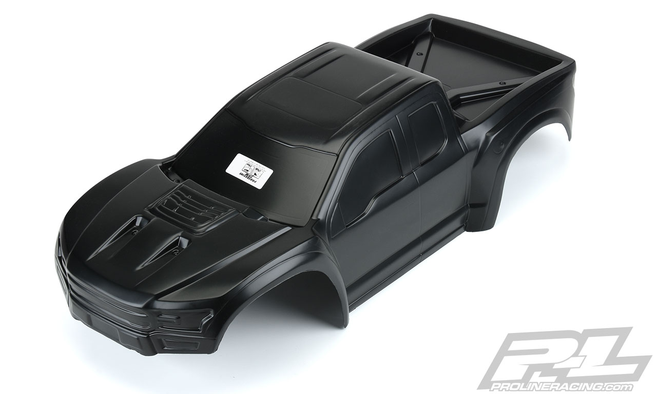 Proline Pre-Cut 2017 Ford F-150 Raptor Tough-Color (Black) Body for Traxxas X-MAXX
