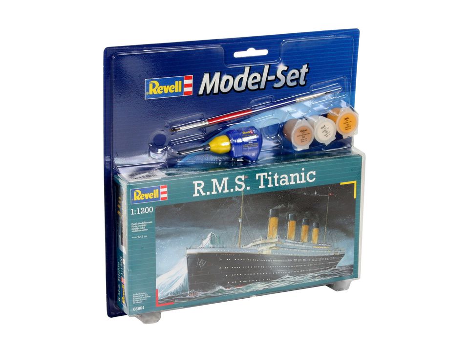 Revell R.M.S. Titanic in 1:1200 bouwpakket met lijm en verf
