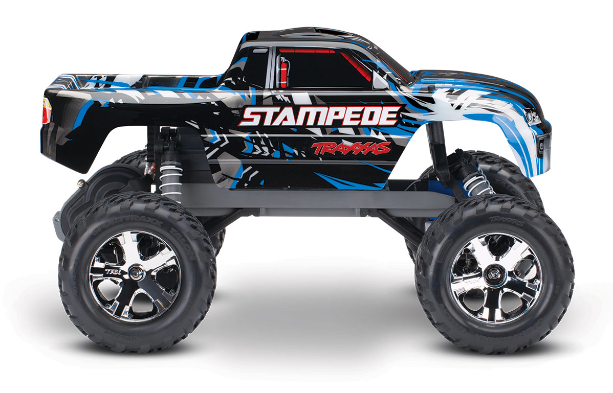 Traxxas Stampede XL5 2WD Monster Truck RTR 2.4Ghz Blauw - inclusief Power Pack