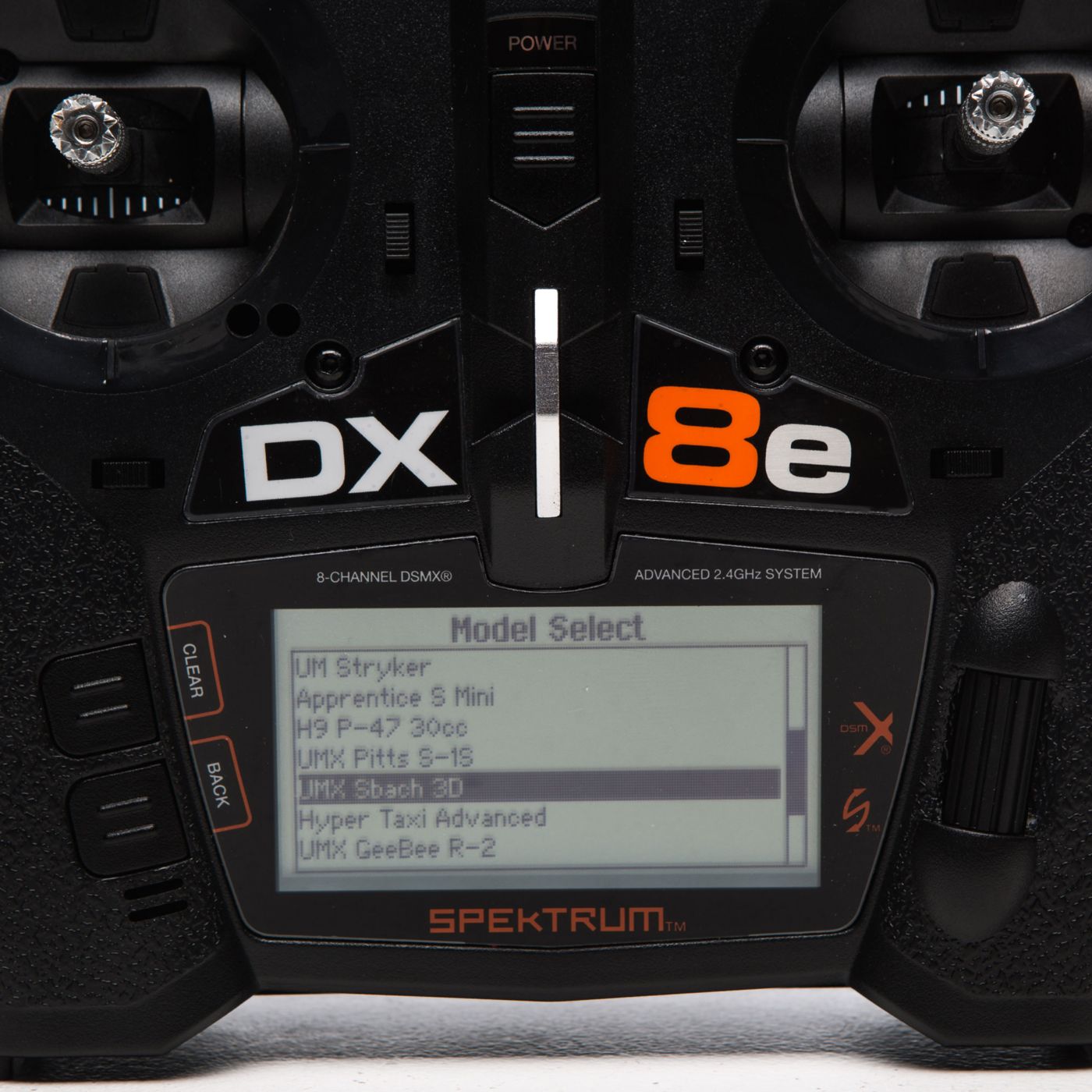 Spektrum DX8e 8-kanaals DSMX zender