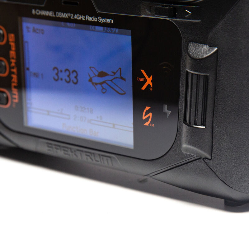 Spektrum NX8 8-kanaals afstandsbediening en Spektrum AR8020T ontvanger