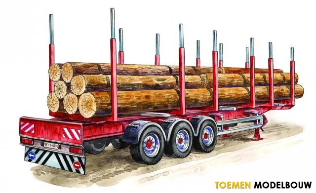 Italeri Timber trailer - 1:24 - 3868