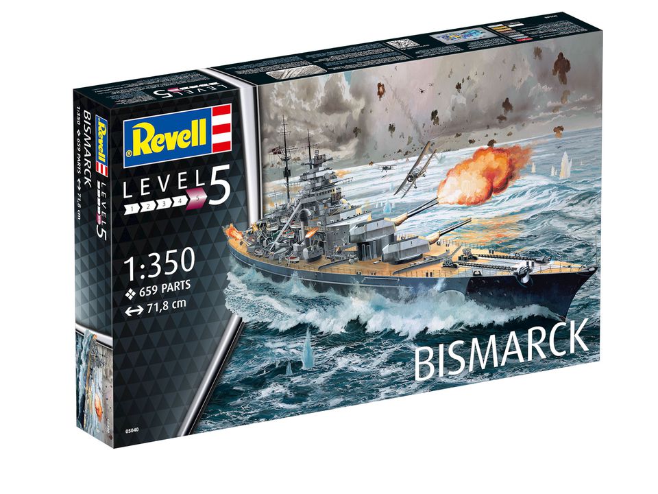 Revell Battleship BISMARCK in 1:350 bouwpakket