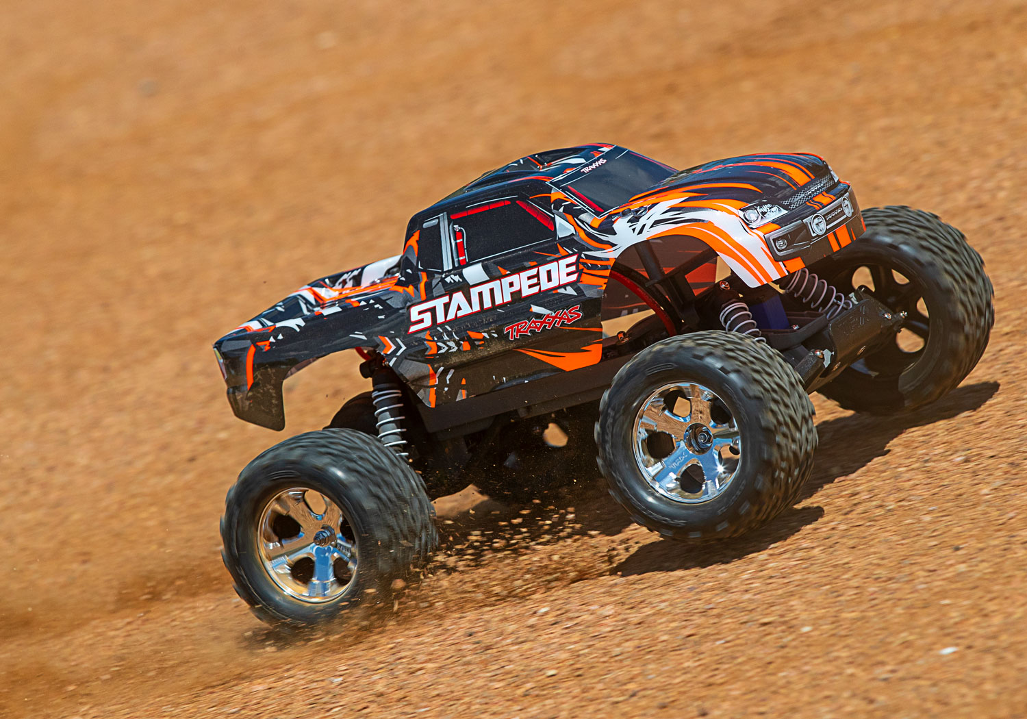 Traxxas Stampede XL5 2WD Monster Truck RTR 2.4Ghz Oranje - inclusief Power Pack