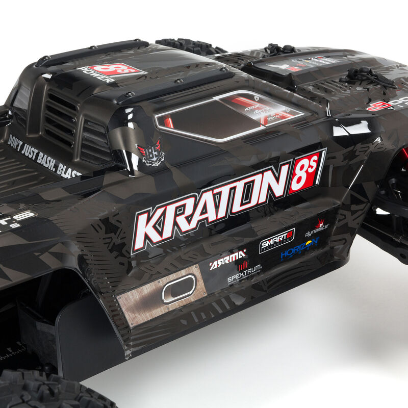 ARRMA 1/5 Kraton 4X4 8S Extreme Bash Roller Black (EXB) (Versie 2022)