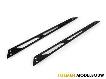 130X - Xtreme Carbon Tail Boom Support Black - Normaal €5.95