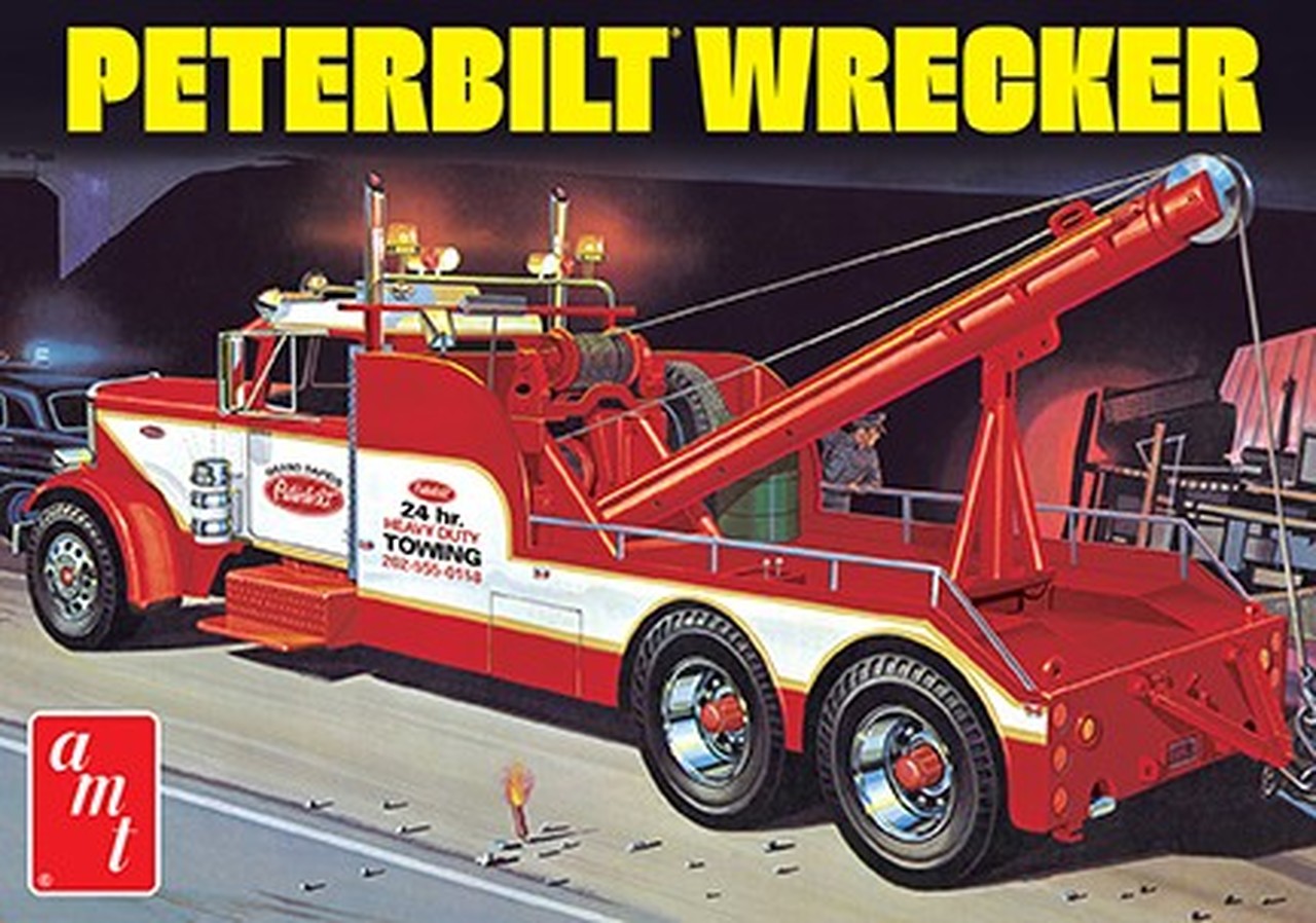 AMT Peterbilt 359 Wrecker in 1:25 bouwpakket