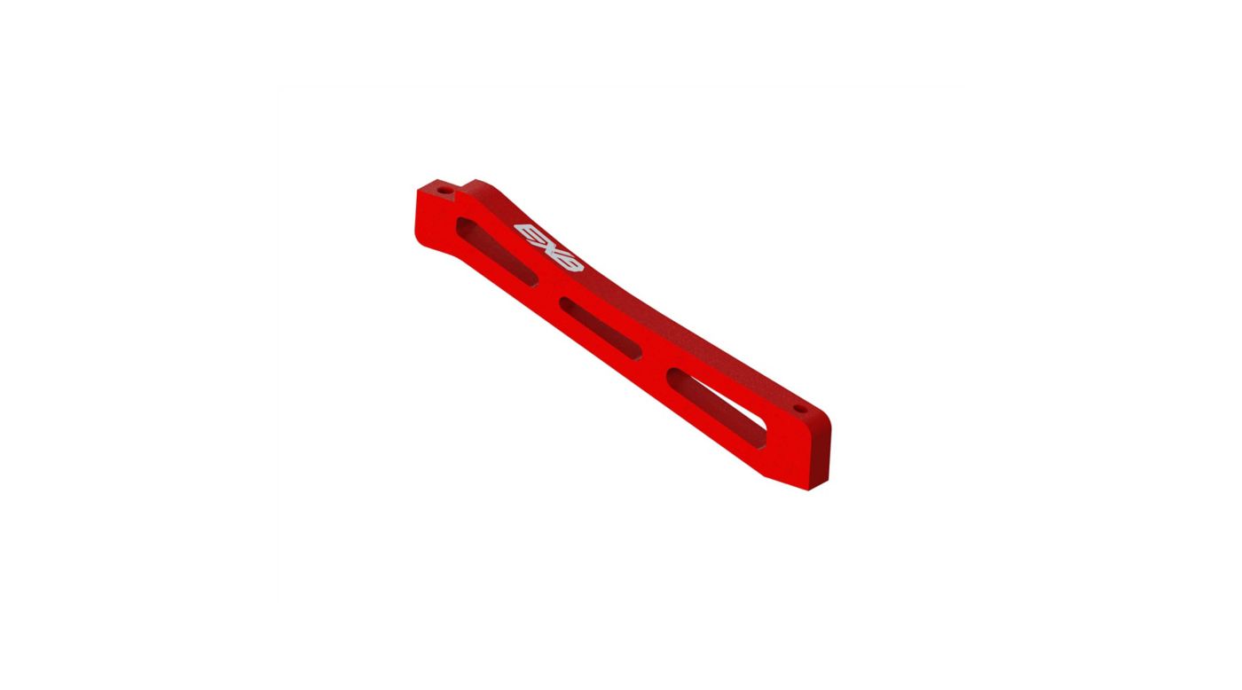 ARRMA Front Center Aluminum Chassis Brace, 98mm Red - ARA320564