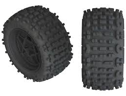 ARRMA dBoots Backflip LP 4S Tire 3.8 Glued Black (2) - ARAC9468/AR550050