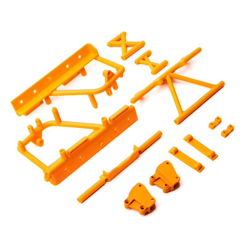 AXIAL Cage Supports Battery Tray (Orange) RBX10 - AXI231029