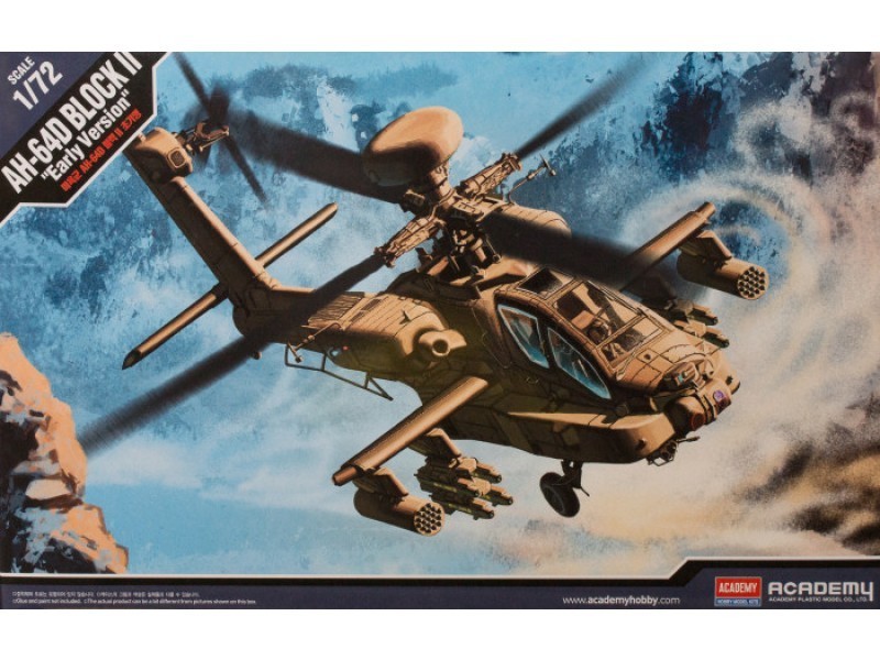 Academy AH-64D BLOCK II in 1:72 bouwpakket - 12514
