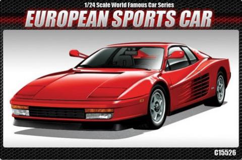 Academy European Sports Car Ferrari in 1:24 bouwpakket