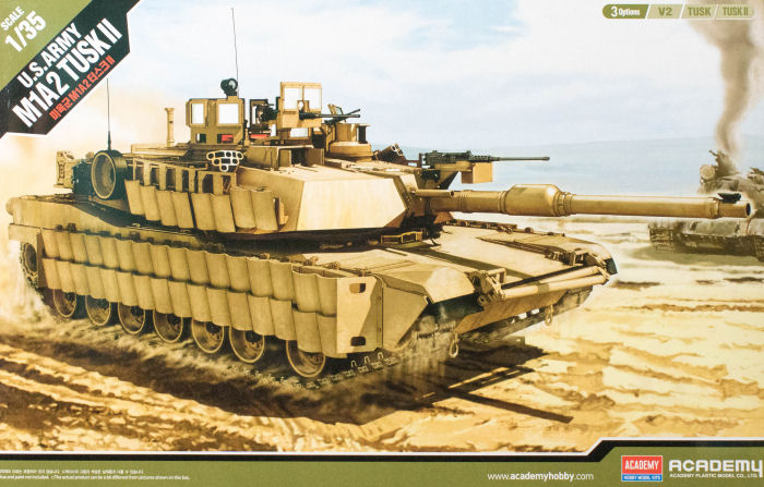 Academy U.S. Army M1A2 Tusk II bouwpakket in 1:35